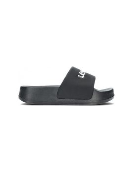 Chanclas levis june s bold padded mujer negro