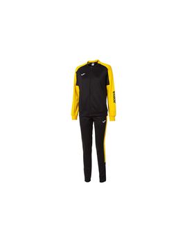 Chándal joma eco championship mujer negro amarillo