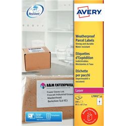 Avery Weatherproof Shipping Laser Labels 8 per [200 Labels] - L7993-25