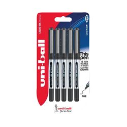 Uni-Ball UB-150 Eye Rollerball Pen Fine Black (5 Pack) 153544322