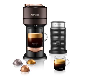 NESPRESSO by Magimix Vertuo Next & Milk Coffee Machine - Brown, Brown