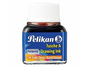 Pelikan 201632 - Tinta china, color siena, bote de 10 ml