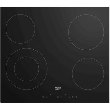 Beko HIC 64402 E Placa Vitrocerámica 4 Zonas Negra