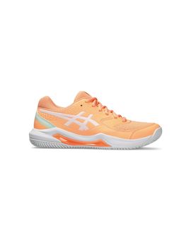 Zapatillas de padel asics gel-dedicate 8 padel mujer naranja/blan