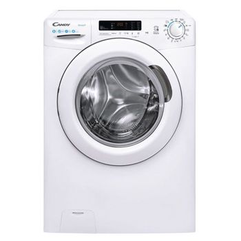 Lavadora de Fondo Reducido - Candy CS4 1272DE/1-S, 7 Kg y 1200rpm, Fondo reducido 45cm, NFC, Eficiencia D, Blanco