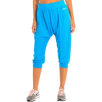 Zumba Pantalón pirata Z1B00207-AZUL para mujer