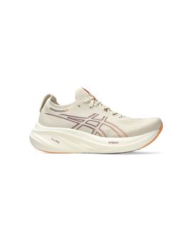 Zapatillas de running asics gel-nimbus 26 mujer beige