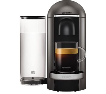 NESPRESSO by Krups VertuoPlus XN900T40 Coffee Machine - Titanium, Titanium