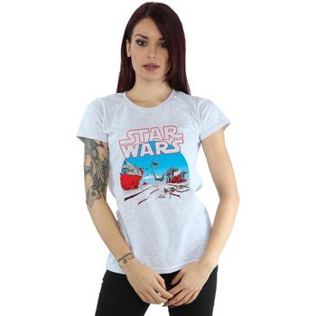 Disney Camiseta manga larga The Last Jedi para mujer