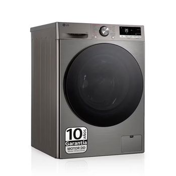 Lavadora Libre Instalación - LG F4WR7010AGS, 10 kg, 1400 rpm, Acero Inoxidable, Wifi