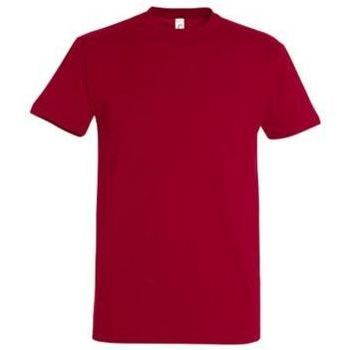 Sols Camiseta IMPERIAL camiseta color Rojo Tango-100% algodón para mujer