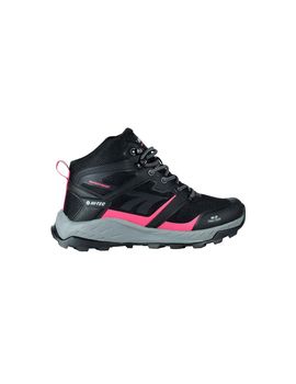 Botas de montaña hi-tec toubkal mid wp black/grey/geranium mujer