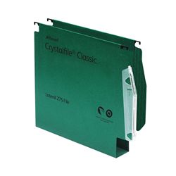 Rexel CrystalFile Classic 30mm Lateral File Manilla 300 Sheet - 78654