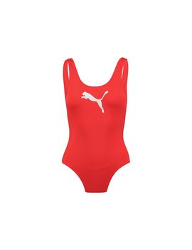 Bañador puma swim mujer rojo