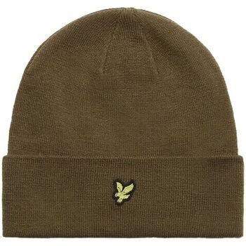 Lyle & Scott Sombrero HE305CL RACKED RIB BEANIE-W485 OLIVE para hombre