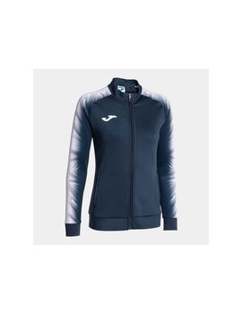 Chaqueta de fútbol joma elite xi mujer marino blanco