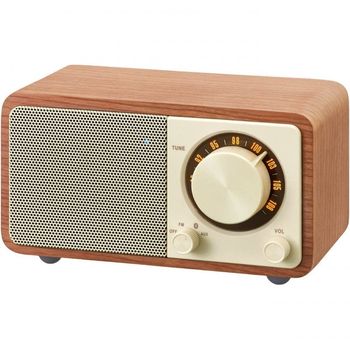 Sangean WR-7 Radio Portátil Bluetooth Madera Clara