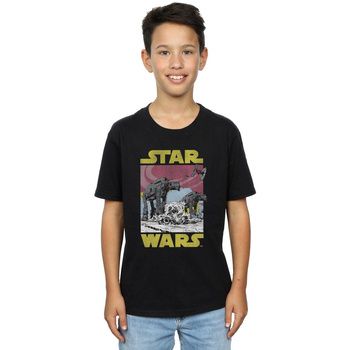 Disney Tops y Camisetas The Last Jedi AT-AT para niño