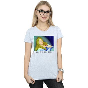 Disney Camiseta manga larga Five More Minutes para mujer