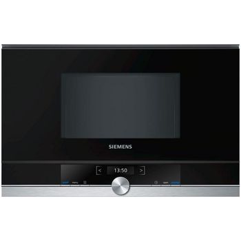 Siemens iQ700 BF634LGS1 Microondas Integrable 21L 900W Negro/Inox