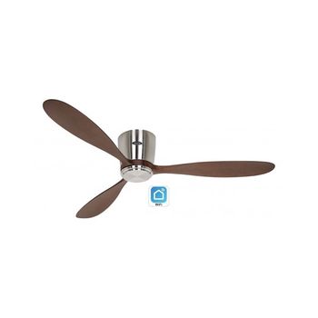 Ventilador De Techo Casafan 313288w Con Wifi Eco Plano Wood Bn-nb