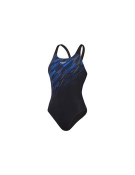 Bañador de natación speedo hyperboom placement muscleback mujer n