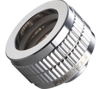 Glacier 16 mm Hard Tube Fitting - Mirror Chrome