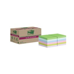 Post-it Super Sticky Recycle 47.6x47.6 Assorted (Pack of 12)