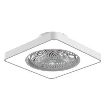 Universal Blue Solano 7048W Ventilador de Techo con Luz y Aspas Ocultas 24W Blanco