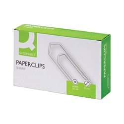 Q-Connect Paperclips No Tear 32mm (Pack of  10 x 100) Ref KF01312Q