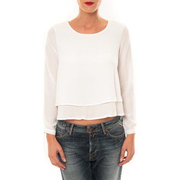 By La Vitrine Blusa Top Z014 blanc para mujer