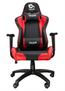 Silla Gamer Talius Gecko V2 Negra Y Roja Brazos Fijos