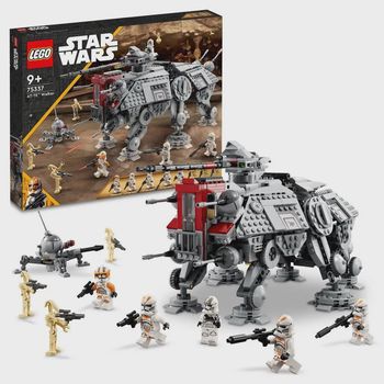 Kit de construcción de juguete LEGO Star Wars 75337 Caminante AT-TE; divertido regalo para niños a