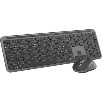 Logitech Signature Slim MK950 Combo Teclado + Ratón Inalámbrico Grafito