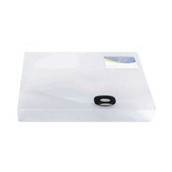 Rapesco Rigid Wallet Box File 40mm A4 Clear 0