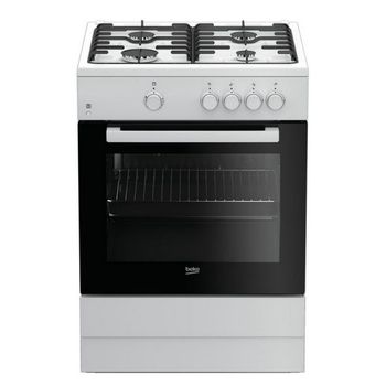 Beko FSG62000DWL Cocina Gas 4 Fuegos Blanco