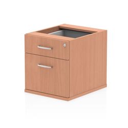 Impulse Fixed Pedestal 2 Drawer Beech - I001640