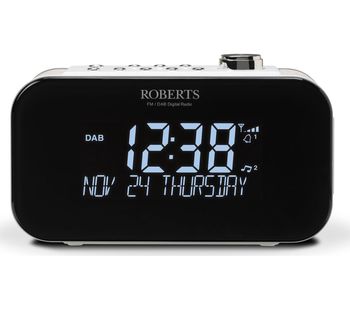 ROBERTS ORTUS3 DABﱓ Clock Radio - White, White