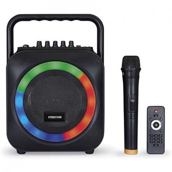 Fonestar BOX-35LED Altavoz Bluetooth con Karaoke 35W Negro