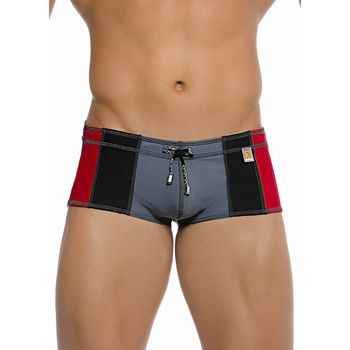 Gigo Bañador Bañador Tricolor Gray para hombre