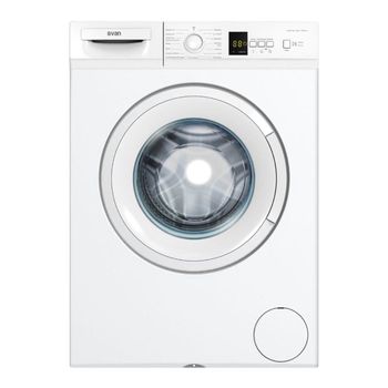 Lavadora Carga Frontal - SVAN SL8201DD, Blanco, 8 kg, 1200 rpm. Eficiencia E