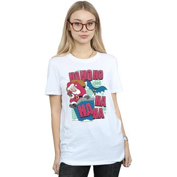 Dc Comics Camiseta manga larga Ha Ha Ha Ho Ho Ho para mujer