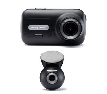 NEXTBASE 322GW Full HD Dash Cam & NBDVRS2RWC Quad HD Rear View Dash Cam Bundle