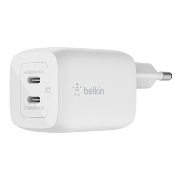 Belkin BoostCharge Pro Cargador de Pared Doble USB-C GaN PPS de 65 W