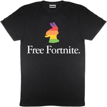 Free Fortnite Camiseta manga larga Rainbow para mujer