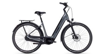 Cube supreme rt hybrid pro 500 bicicleta electrica urbana de facil acceso shimano nexus 8s 500 wh 700 mm flash gris