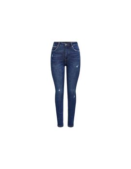 Vaqueros only mila life hw ankle dark blue denim mujer