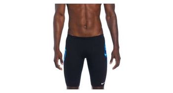 Maillot de natacion para hombre nike swim hydrastrong digi haze negro azul