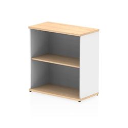 Impulse 800mm Bookcase Maple and White