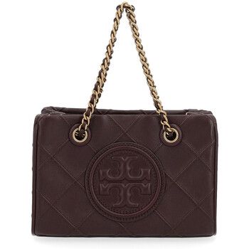 Tory Burch Bolso de mano Bolsa Mini Fleming Soft Chain Tote en burdeos para mujer